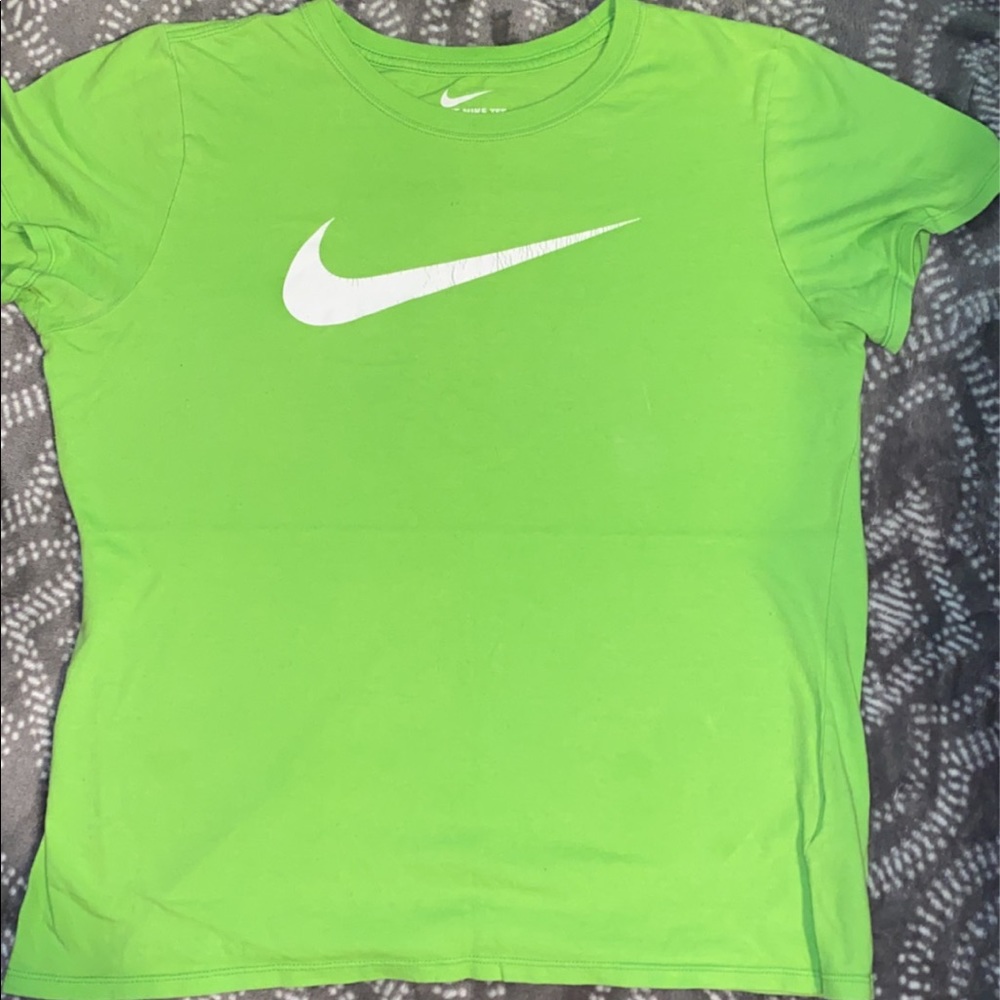 Green Nike T-shirt